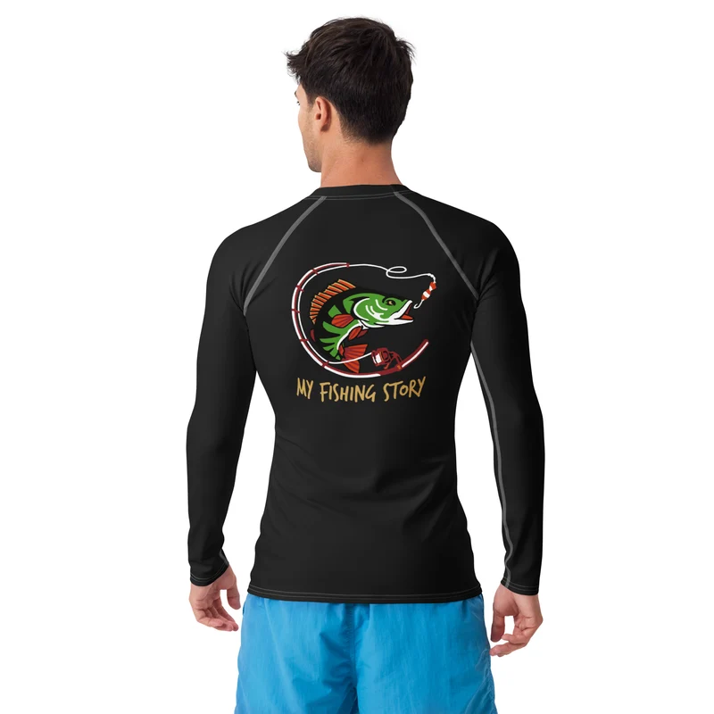 Myfishingstory - Herren-Rash-Guard