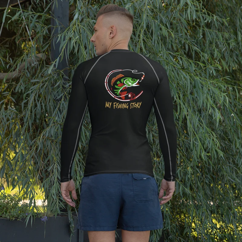 Myfishingstory - Herren-Rash-Guard
