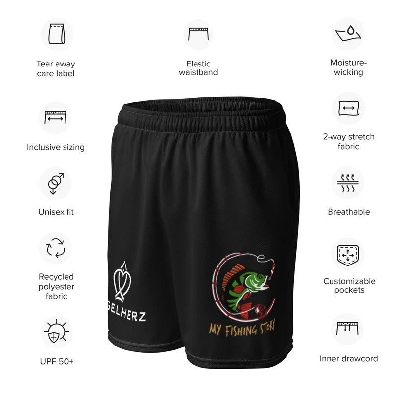 My Fishing Story - Unisex Mesh-Shorts