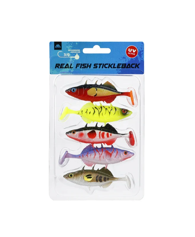 Mikado Real Fish Stickleback 8cm / MIX - 5Stck.