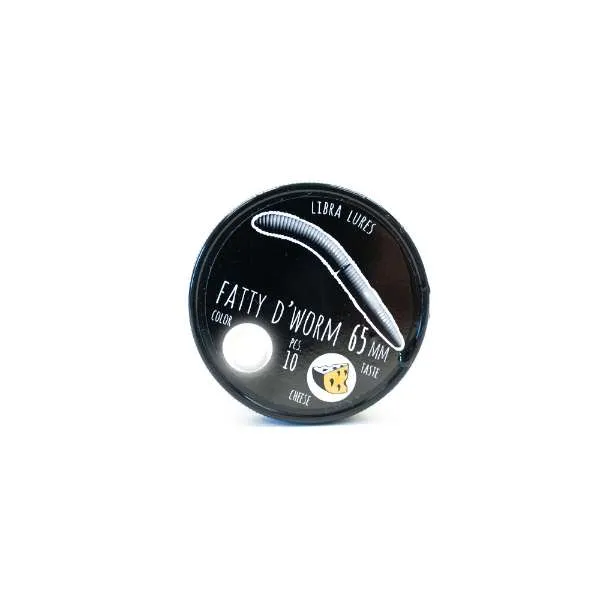 Libra Lures Fatty D'Worm 6,5 cm | 10 Stück