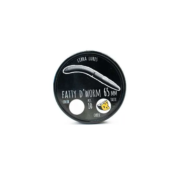 Libra Lures Fatty D'Worm 6,5 cm | 10 Stück