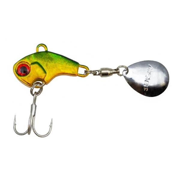 Senshu Tetracup Jig Spinner 65mm 10g Grün Gelb