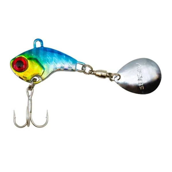 Senshu Tetracup Jig Spinner 65mm 10g Blau Gelb