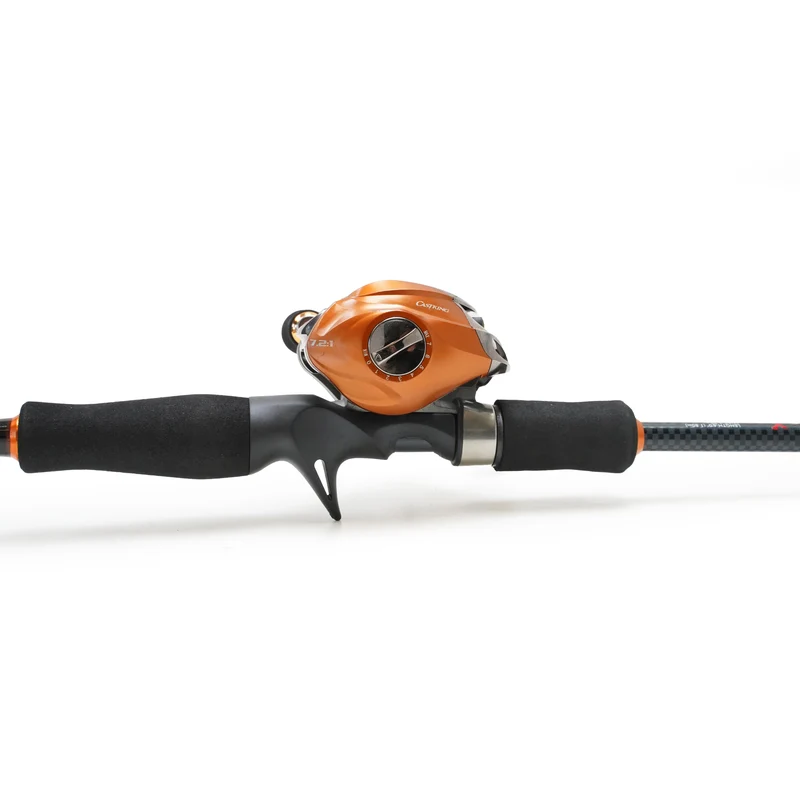 Eurocatch Baitcaster-Set 1,80 m – inkl. 200 m geflochtener Schnur