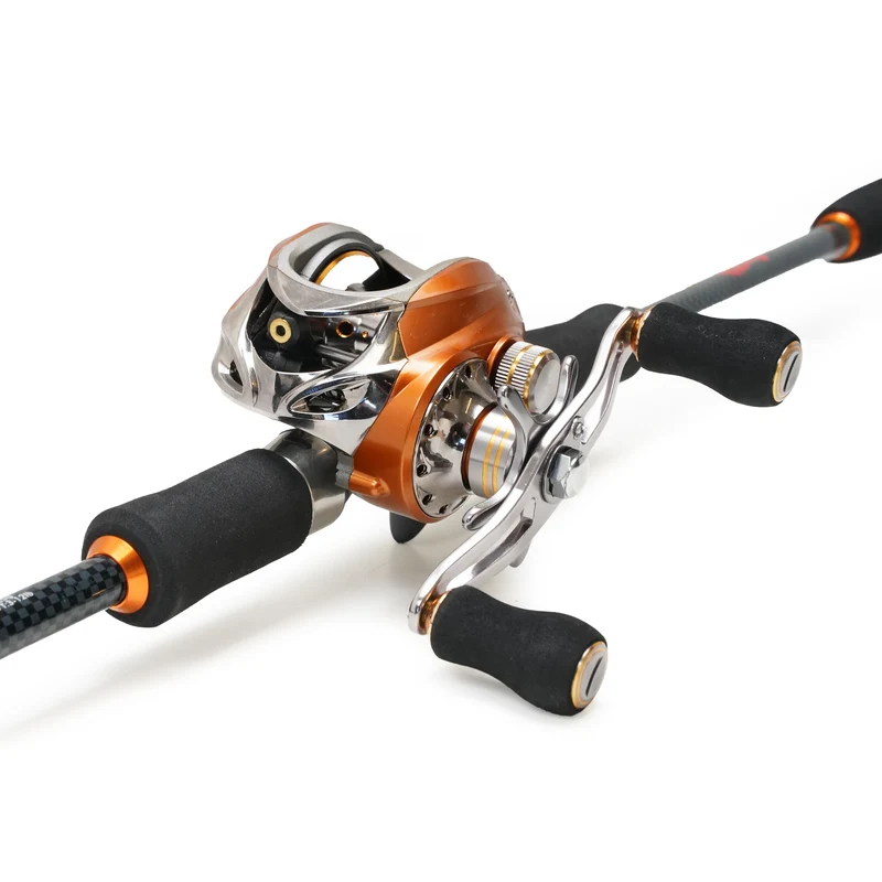Eurocatch Baitcaster-Set 1,80 m – inkl. 200 m geflochtener Schnur