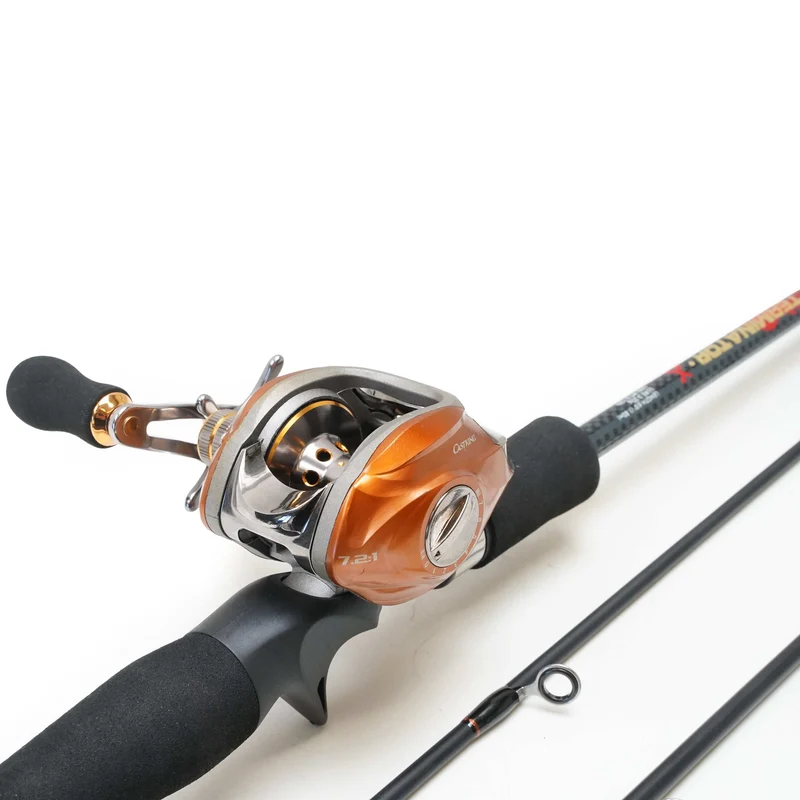 Eurocatch Baitcaster-Set 1,80 m – inkl. 200 m geflochtener Schnur