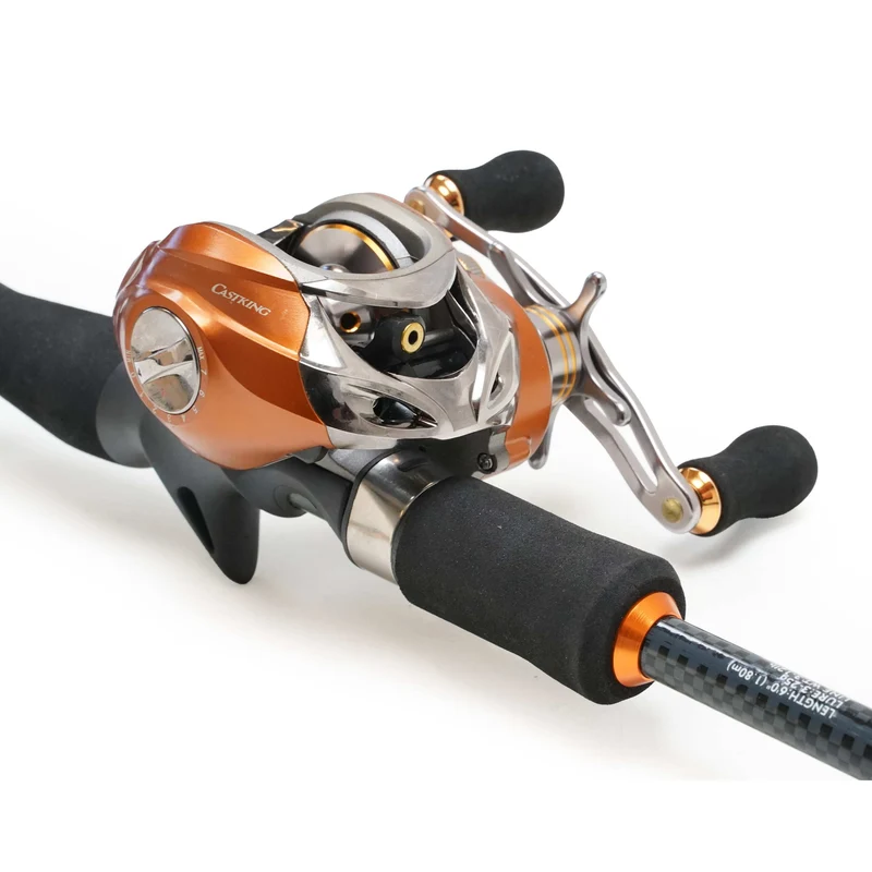Eurocatch Baitcaster-Set 1,80 m – inkl. 200 m geflochtener Schnur