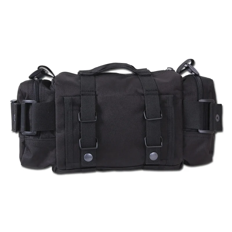 Schultertasche Tactical schwarz
