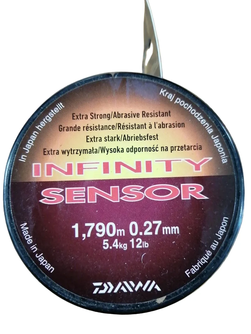 Daiwa Infinity Sensor Monofile-Schnüre 0,27mm 5,4kg 1790m (0,72€/100m)