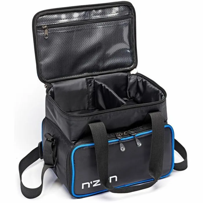 Daiwa N´ZON Tackle Tasche L, Feeder Bag, Angeltasche mit Boxen, Feedertasche