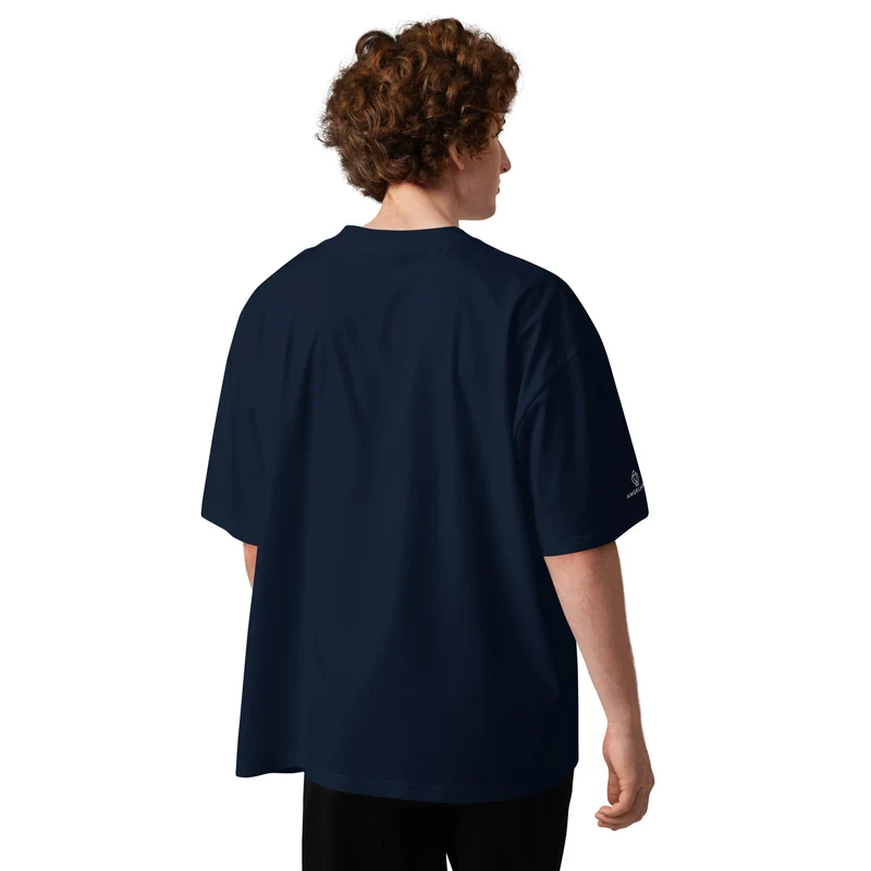 Mayer Kevin - Oversized Unisex Bio-T-Shirt mit breitem Kragen