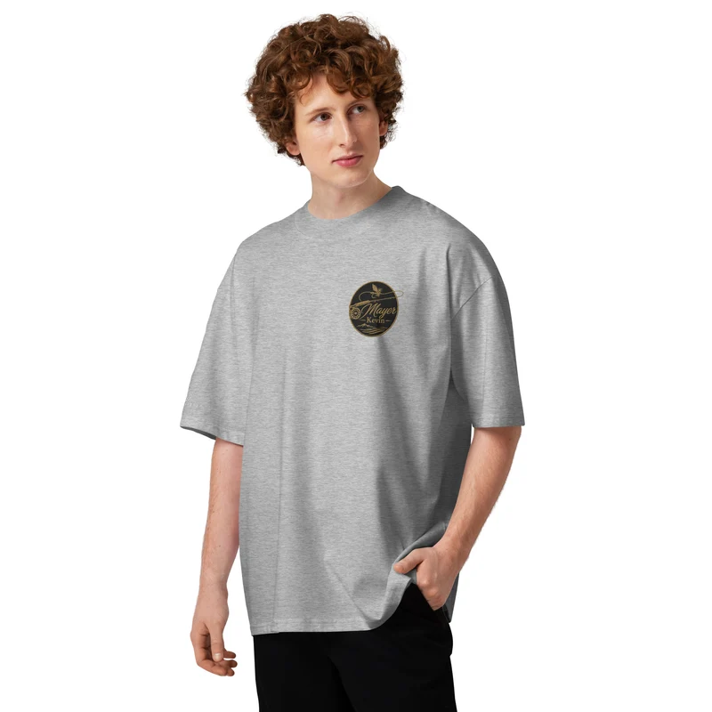 Mayer Kevin - Oversized Unisex Bio-T-Shirt mit breitem Kragen