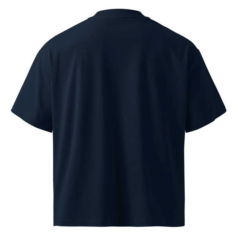 Team Hergi - Enno Oversized Unisex Bio-T-Shirt mit breitem Kragen