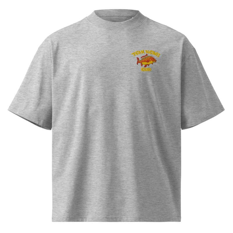 Team Hergi - Enno Oversized Unisex Bio-T-Shirt mit breitem Kragen