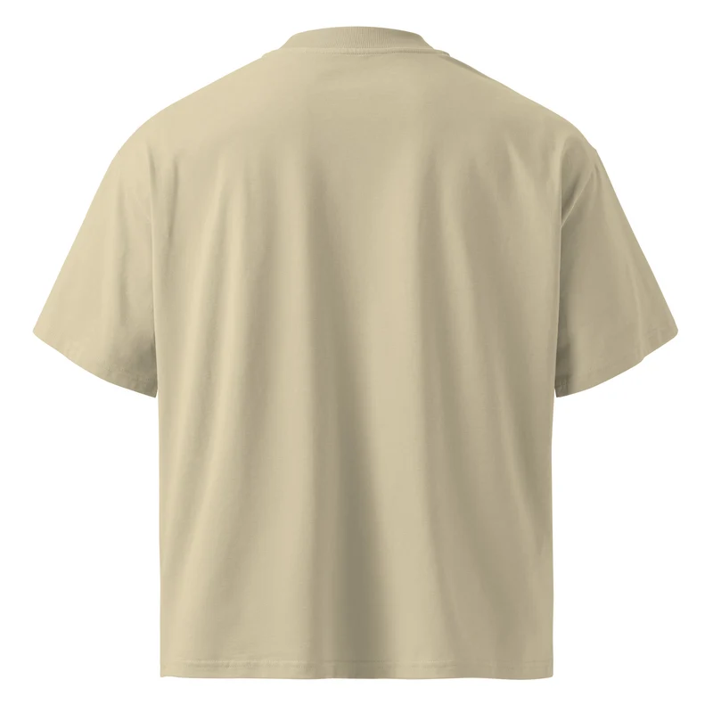 Team Hergi - Enno Oversized Unisex Bio-T-Shirt mit breitem Kragen