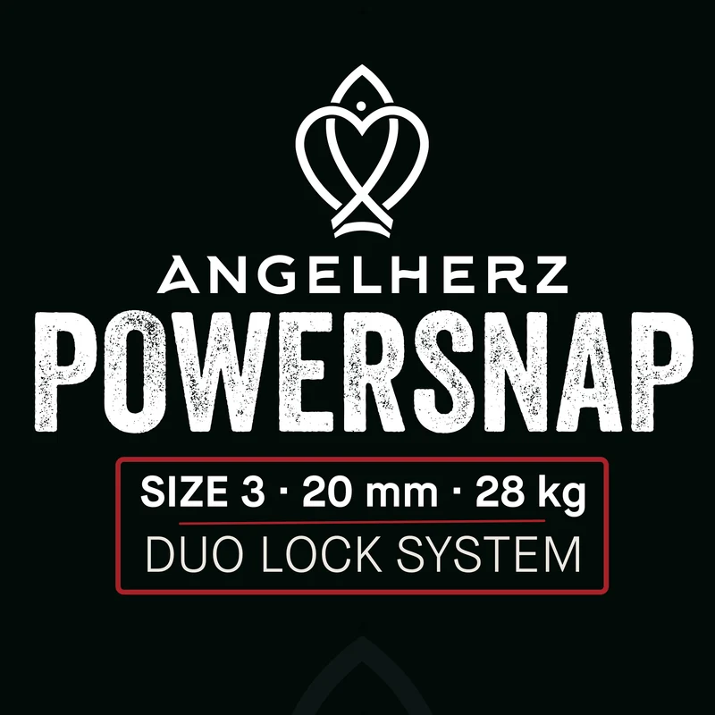 Angelherz® Powersnap – Premium Fishing Snaps (12 pcs)
