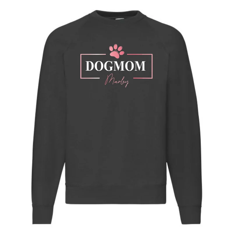 DOGMOM Pullover mit Name personalisiert