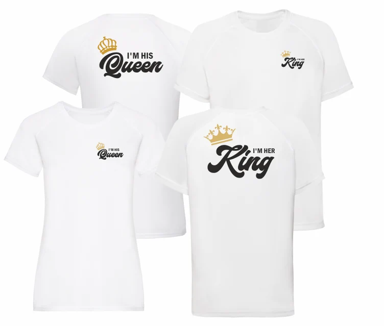 Partner Shirt King & Queen Partnershirt King and Queen