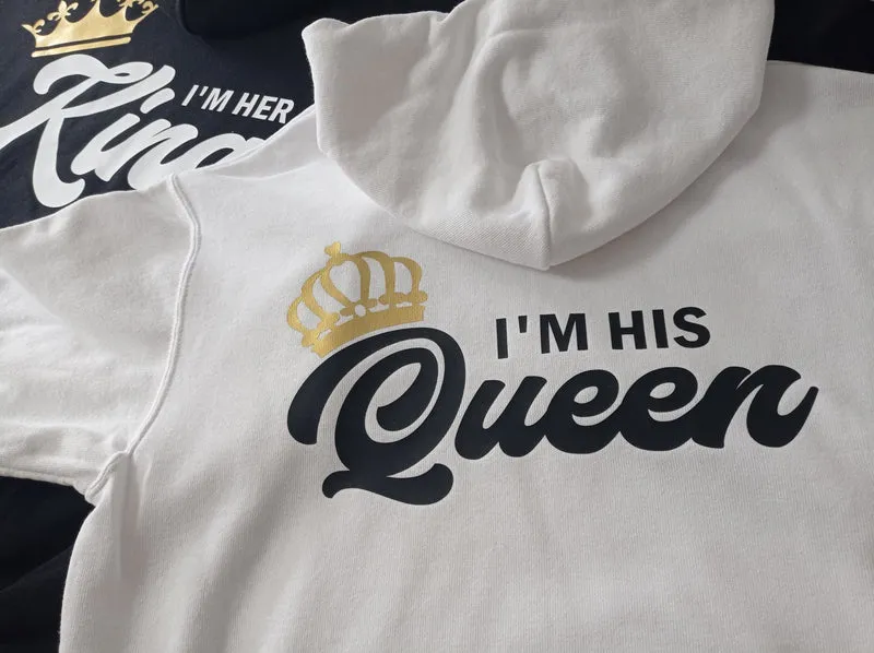 King & Queen Partner Hoodies