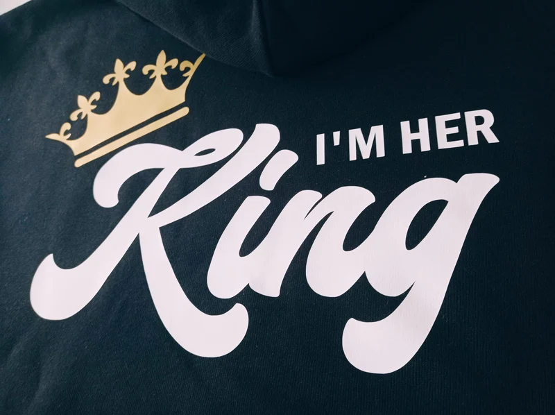 King & Queen Partner Hoodies