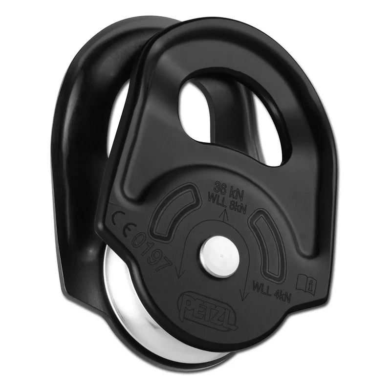 Seilrolle Rescue schwarz