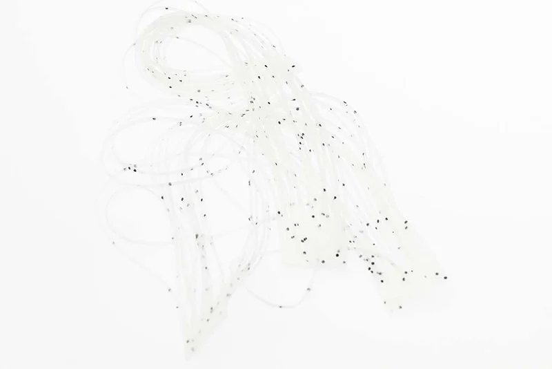 Runde Gummifüße – Transparent mit Sprenkeln