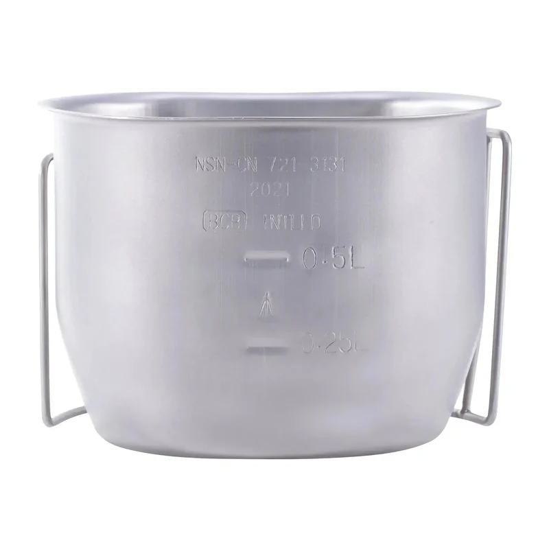 Campingbecher Crusader Cup Canteen silberfarben