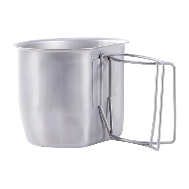 Campingbecher Crusader Cup Canteen silberfarben