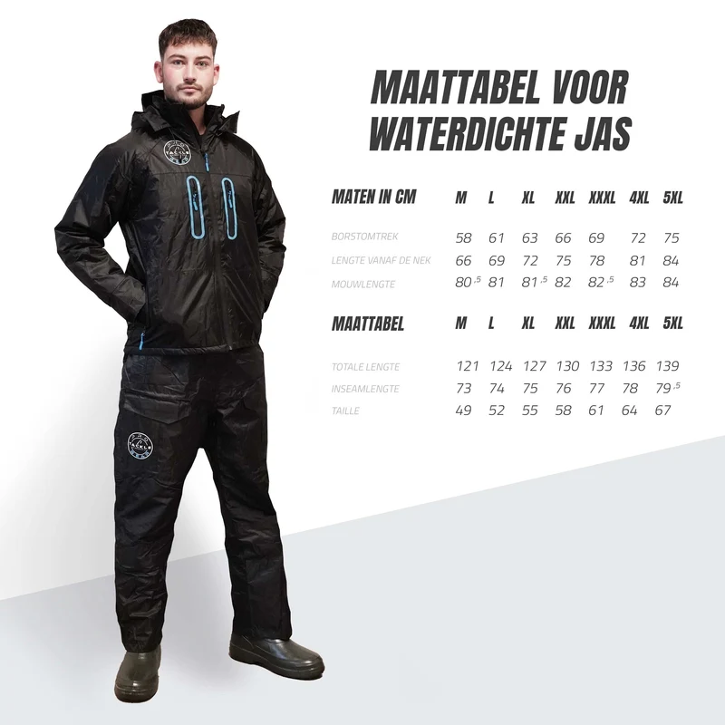 Pro Tackle Performance Thermoanzug – 2-teilig & Wasserdicht