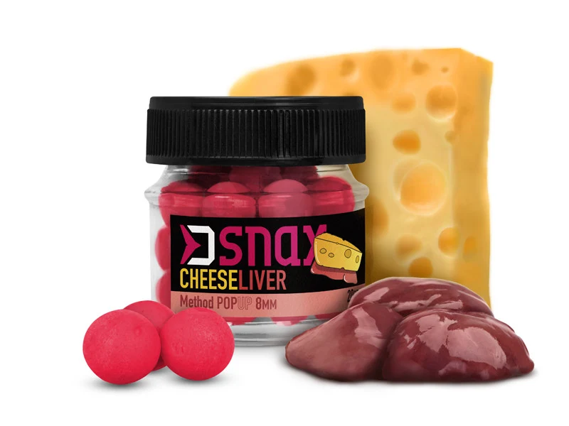 Delphin D SNAX WAFT | Käse-Leber – Herzhafte Method Feeder Köder (ausbalanciert)