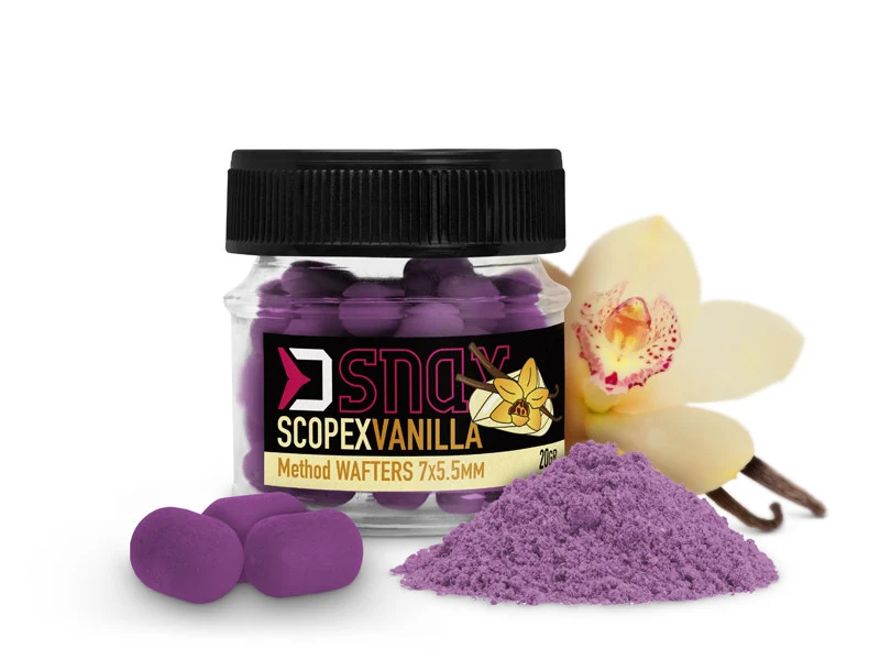 Delphin D SNAX WAFT | Scopex-Vanille – Ausbalancierte Method Feeder Köder