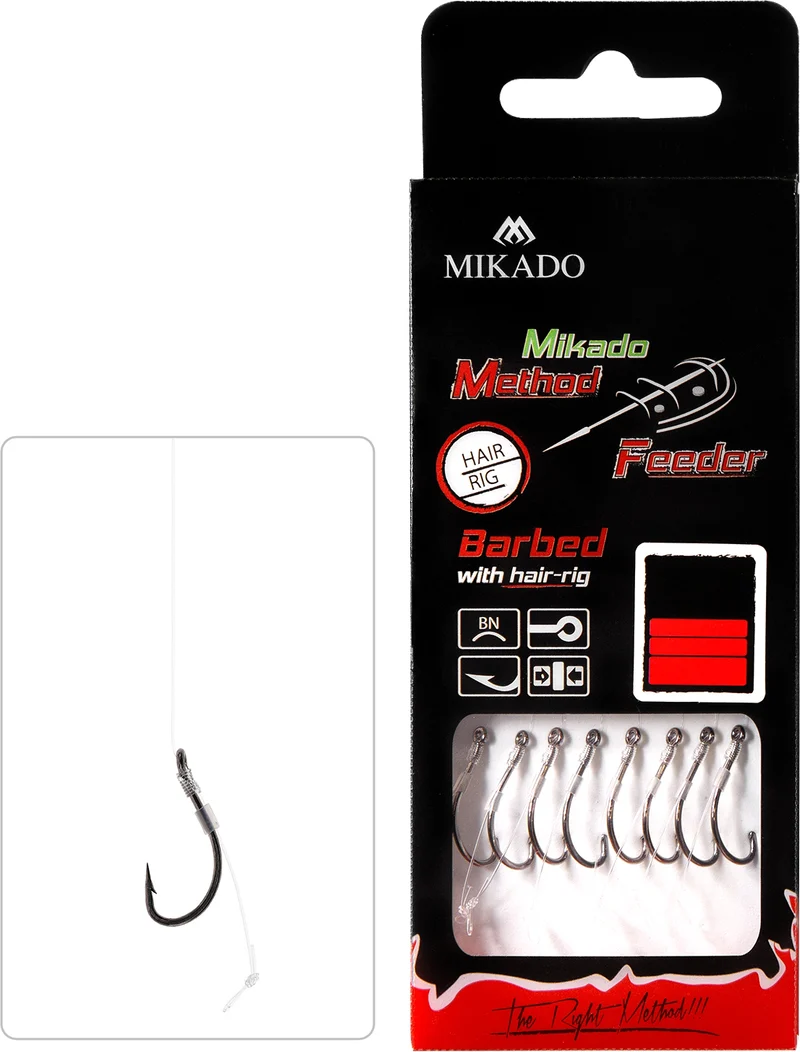 Mikado Method Feeder Rig mit Haar