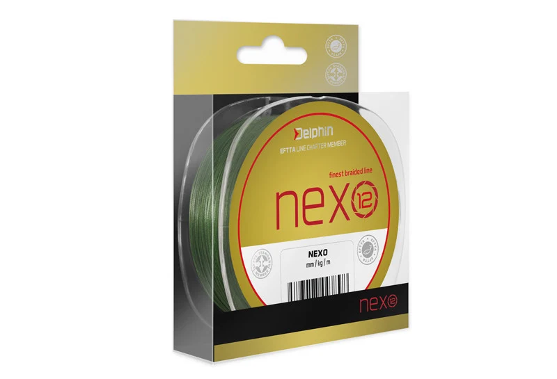 Delphin NEXO 12 Grün | 130m – 12-fach geflochtene High-End Angelschnur