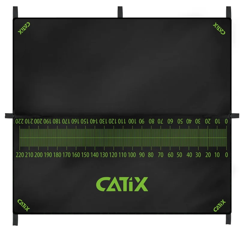Catix Unhooking Measure Mat | Gepolsterte Abhakmatte mit Maßband für Waller