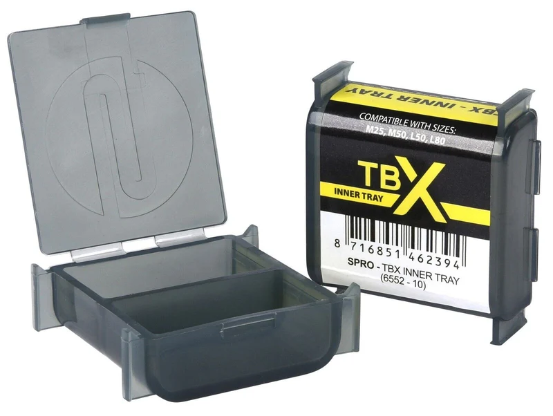 Spro TBX Tackle Box S25 M25 M50 L50 L80 Inner Tray High End Zubehörbox