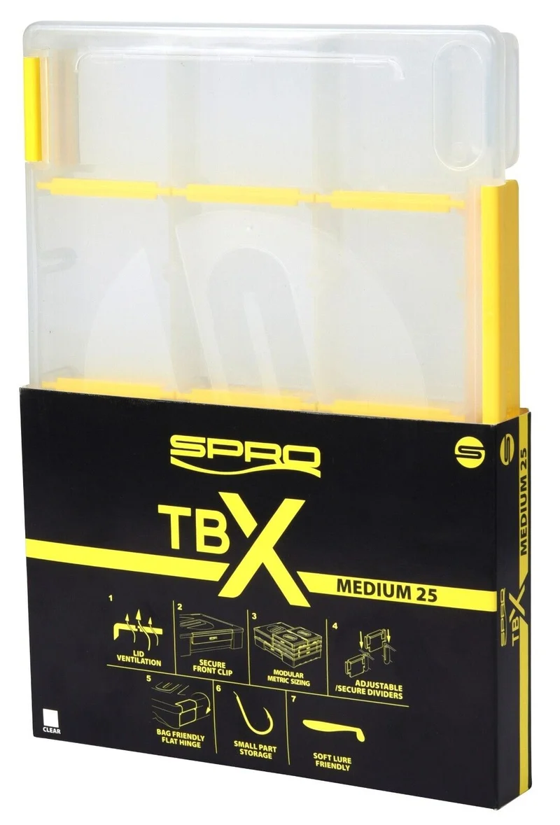 Spro TBX Tackle Box S25 M25 M50 L50 L80 Inner Tray High End Zubehörbox