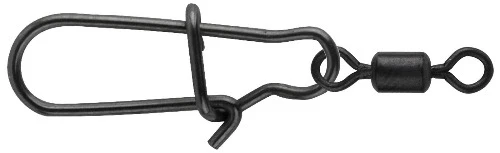 SPRO MB Matt Black Easy Snap + Rolling Swivel Duo Lock / Fast Lock Snap