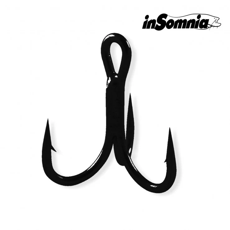inSomnia Drilling ST66 – 4X Strong Treble Hook für Raubfischangeln