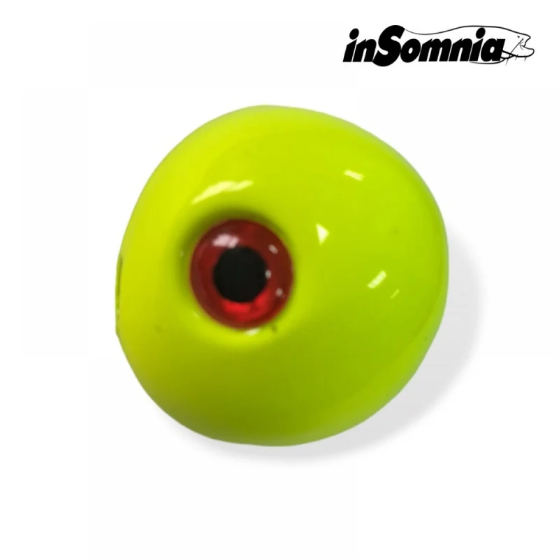 inSomnia Fireball Blei Jigkopf | 3D-Augen für Vertikalangeln