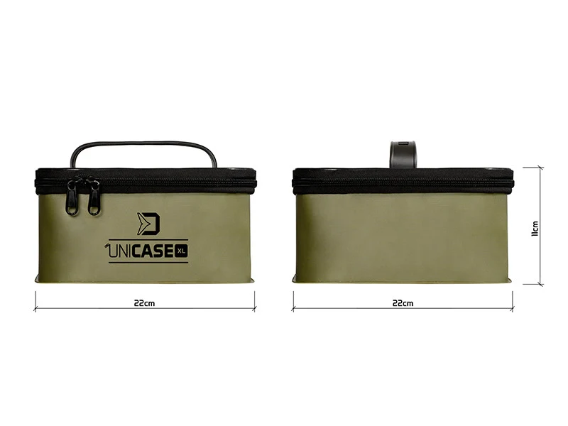 Delphin UniCASE XL – Vielseitige EVA-Tasche & Hardcase für Angelzubehör