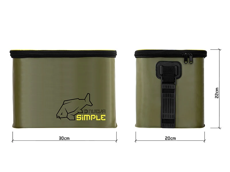 Delphin NuEVA CarryALL – Wasserdichte EVA-Angeltasche mit Schultergurt