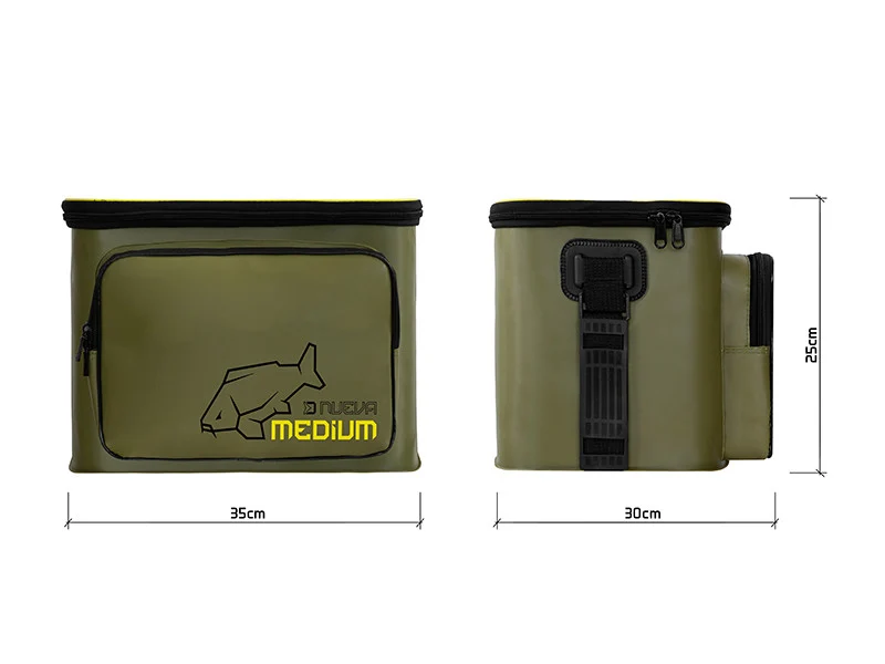 Delphin NuEVA CarryALL – Wasserdichte EVA-Angeltasche mit Schultergurt