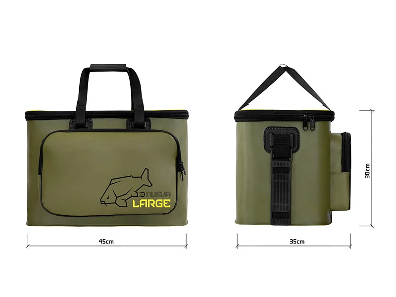 Delphin NuEVA CarryALL – Wasserdichte EVA-Angeltasche mit Schultergurt