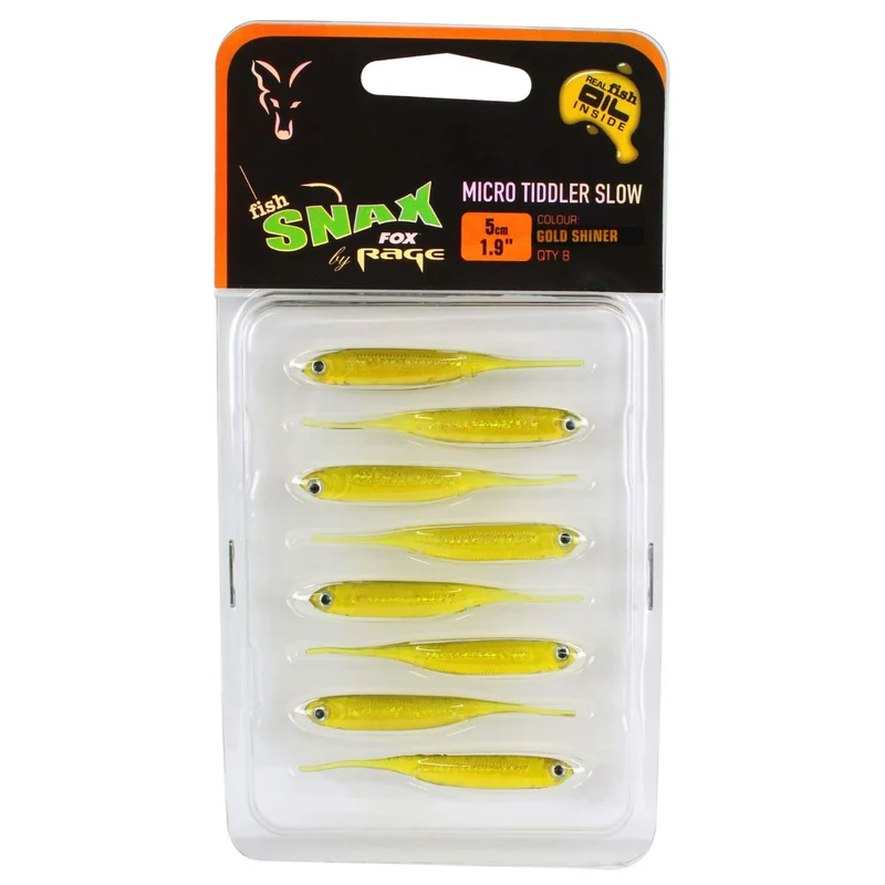 Fox Rage Micro Tiddler Slow | Ultra-Light Gummifisch für Barsch & Forelle