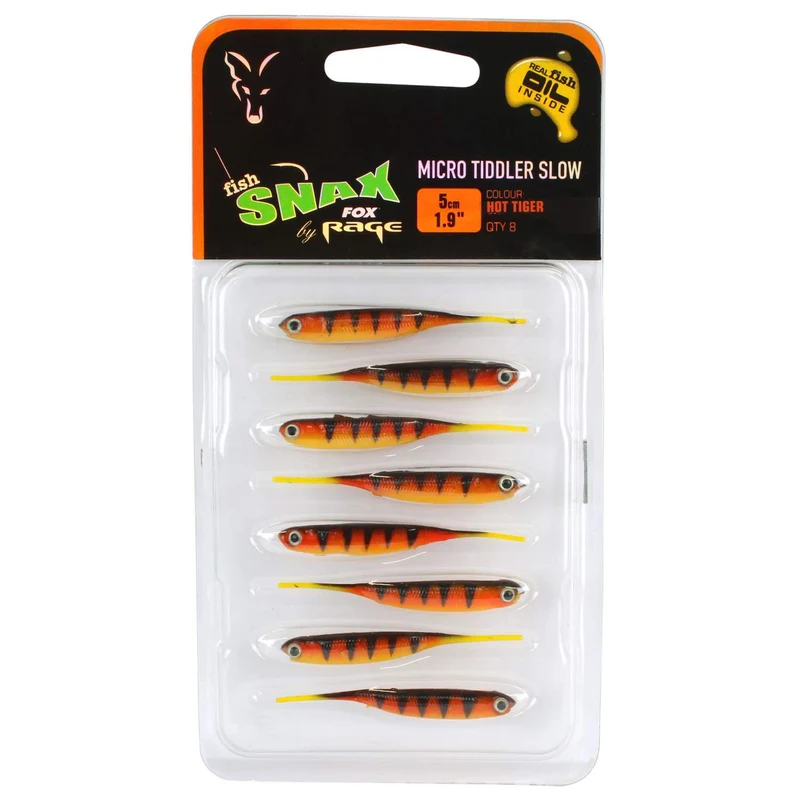 Fox Rage Micro Tiddler Slow | Ultra-Light Gummifisch für Barsch & Forelle