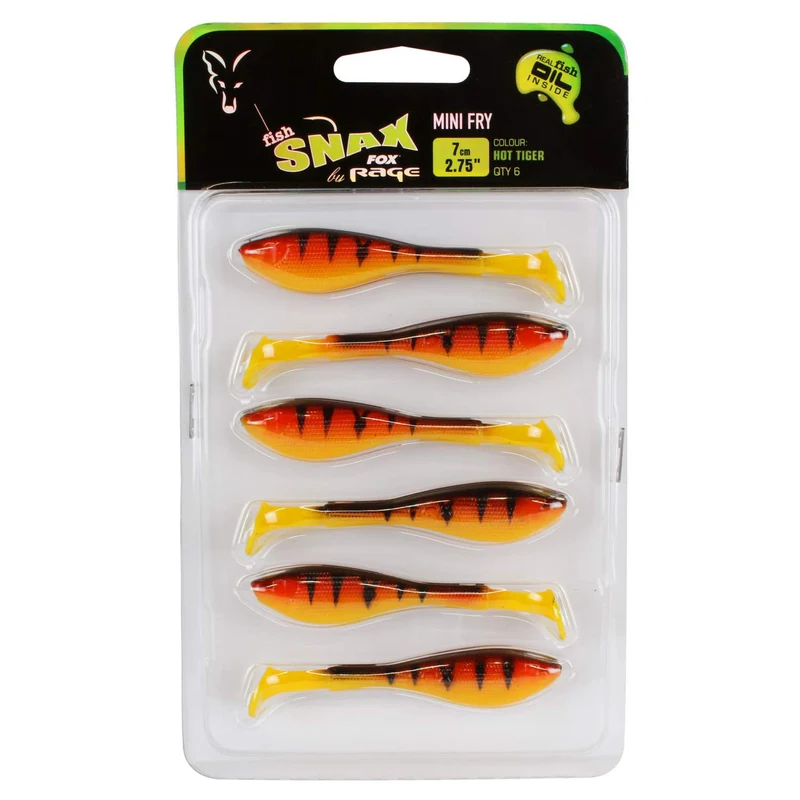 Fox Rage Mini Fry | 12cm Ultra-Light Gummifisch für Barsch & Zander