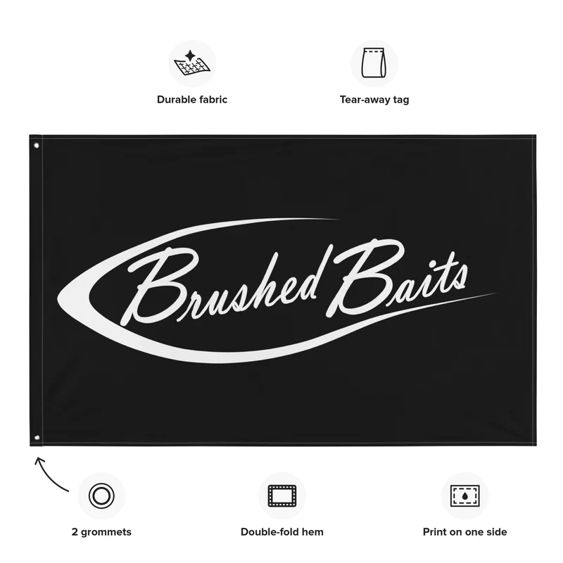 Brushed Baits - Fahne