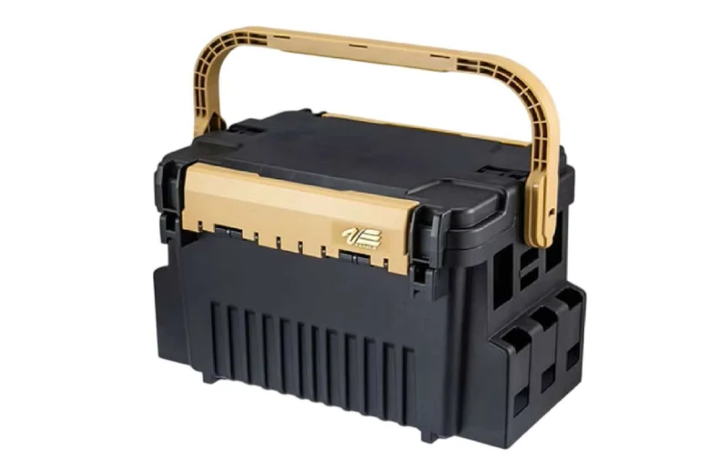 Meiho VS-7090A Angelbox Schwarz/Ocker – Area Trout Tackle Box