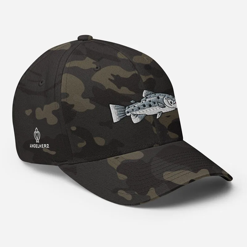 Angelherz® Trout Addict Cap – Forellen-Stickerei trifft perfekten Sitz